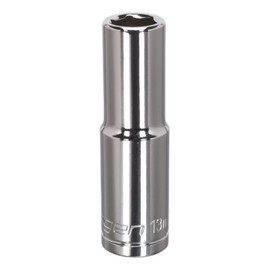 Sealey WallDrive® Socket 13mm Deep 1/2"Sq Drive - S0669