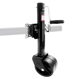 Aukayne Boat Trailer Jack with Wheel Swivel- 2000 LBs 12" Lift Heavy Duty (Black)