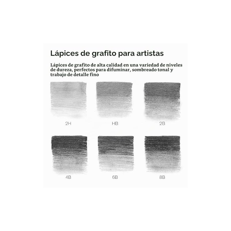 Winsor & Newton Studio Collection - Lápices de grafito (6