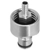 Stainless Steel Carbonation Cap with 5/16in Barb Ball Lock Type