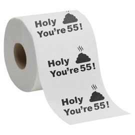 54th Birthday Decorations Toilet Paper for Men & Women - Funny Design Novelty Great Hilarious Gag Gift – Eco-Friendly, Ultra Soft & Comfortable – Perfect for Birthday Christmas & Party Supplies