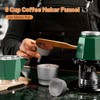 Embudo para olla Moka, embudo de repuesto para cafetera, 6