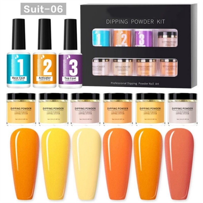 Nail Art Infiltration Powder Set Dipping Powder Nail Glitter Nail