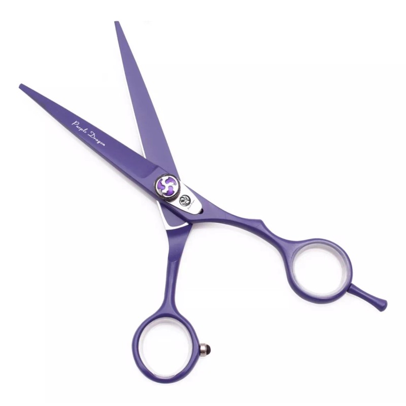 Purple Dragon Kit 2 Tijeras Prof Estilista Barbero Peluquero Increibles
