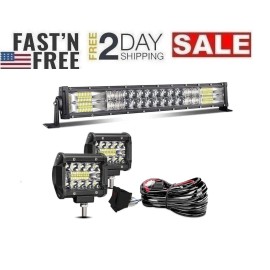 Barras Combo de barra barras luz led luces off road jeep 4X4 truck 22" camioneta acceso