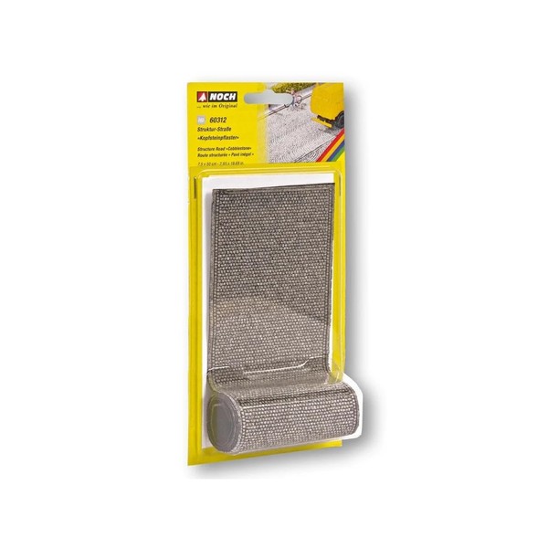 Noch 60312 Structured Road “Cobblestone” 7,5 cm wide, 50 cm