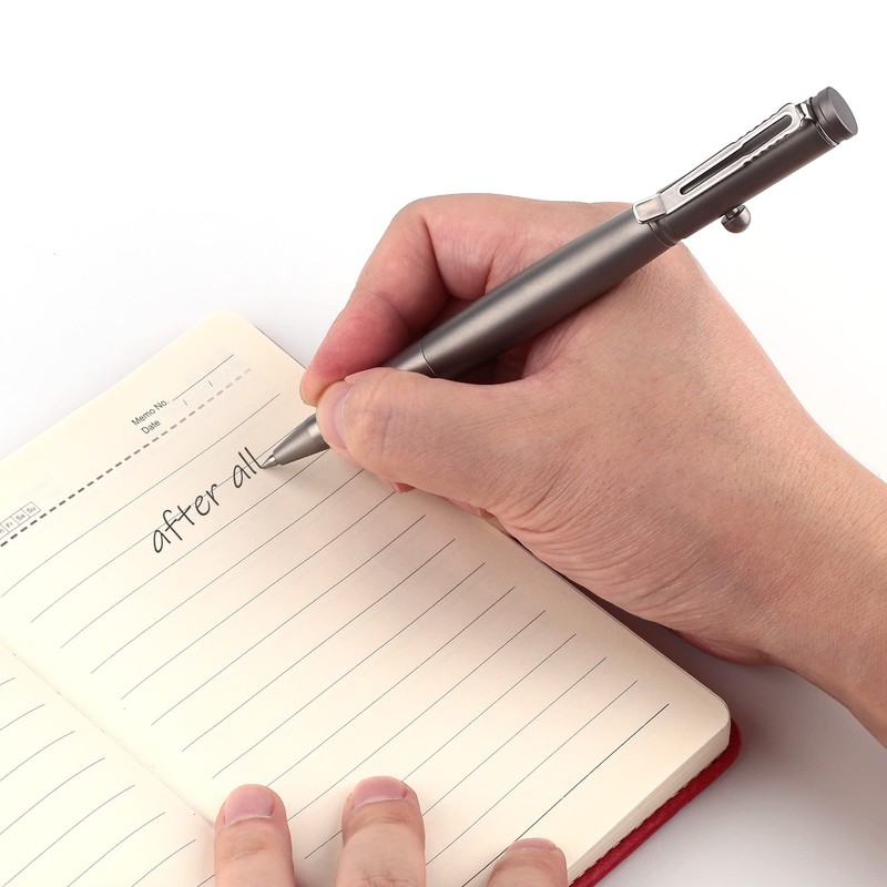 SMOOTHERPRO Titanium Bolt Action Pen Weight Balanced Compatible with Parker
