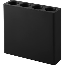 Yamazaki 10057 Magnet Umbrella Holder, 4 Rungs, Black, W8.3 x D2.5 x Height 7.5 inches (21 x 6.3 x 19 cm), Smart Smart Umbrella Stand, Slim, Entrance Entrance, Holds Umbrella Securely