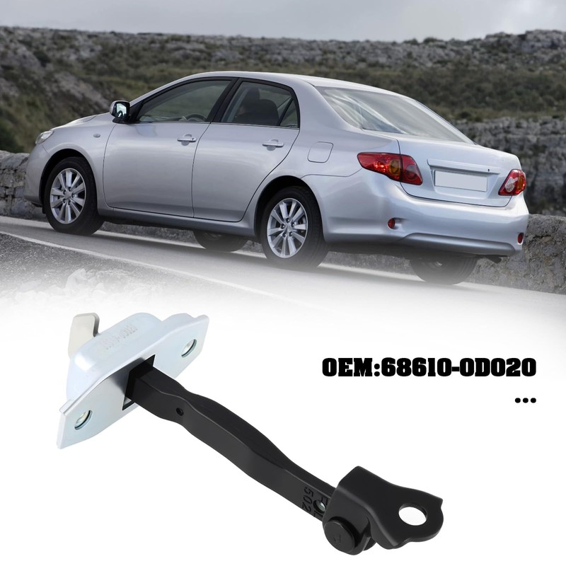 YINETTECH Car Front Door Check Strap Stopper Link 68610-0D020 Compatible