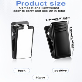 JJUNW 15 Pcs Tapestry Wall Hanging Clips, Self-Adhesive Plastic Banner Clips for Walls, Adhesive Clips for Photos, Tapestry Wall Hanging, Posters, Home and Office (Black)