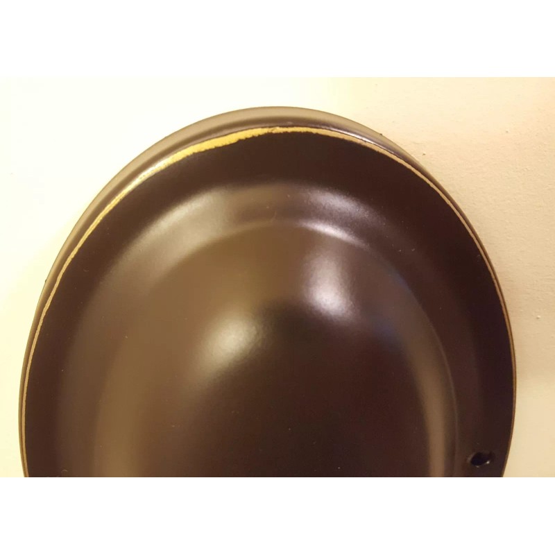 Quorum International Dark Brown Bronze Finish Swirl Glass Wall Sconce