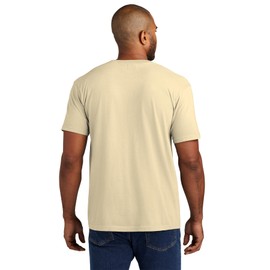 Comfort Colors Men's Adult Short Sleeve Pocket Tee, Style 6030 (Medium, Ivory)