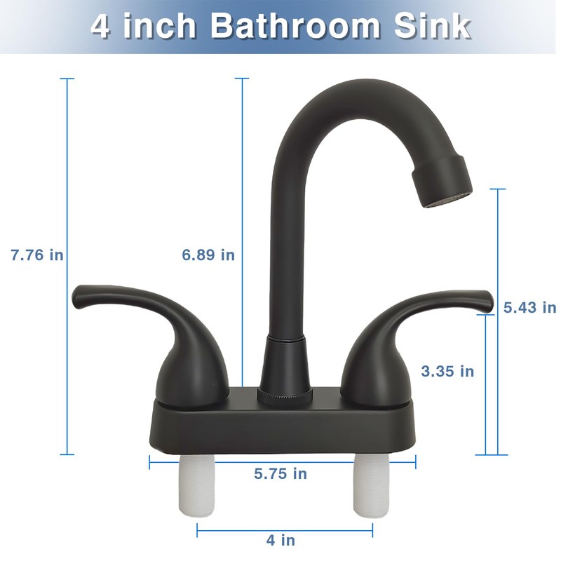 JAMESVAN RV Bathroom Faucets, RV Kitchen Sink Faucet Replacement with