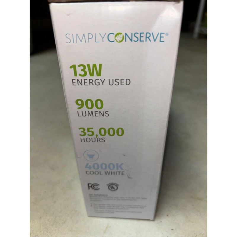 Simply Conserve Recessed Lighting Kits Non-IC Rated Integrated White