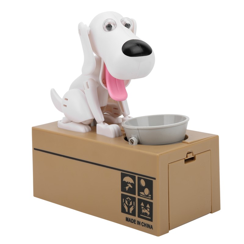 Saving Pot Electronic Money Box Robotic Dog Coin Bank Automatic