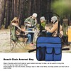 Beach Chair Armrest Bag 600D Oxford Cloth Multifunctional Outdoor Chair