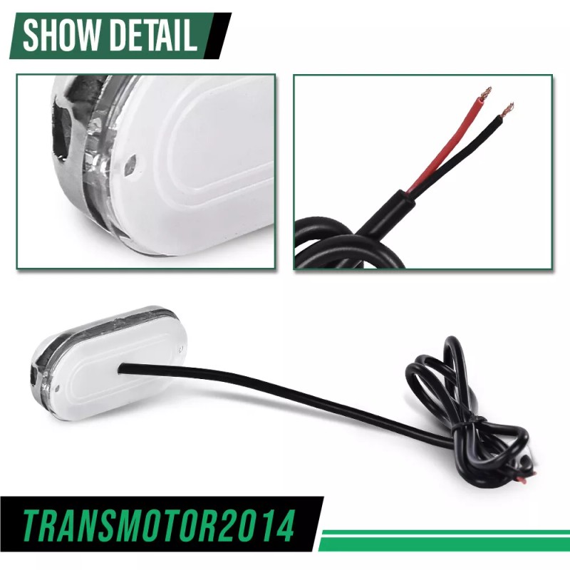 transmotor2014 2Pk 24LED Led Pontoon Boat Docking Light Bright White