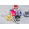 KarnevalsTeufel Make-Up Palette in Theatre Quality Painting Box Aqua Tableau