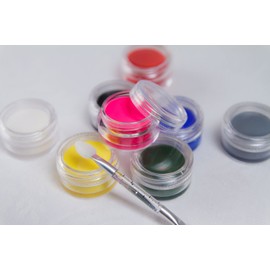 KarnevalsTeufel Make-Up Palette in Theatre Quality Painting Box Aqua Tableau Make-Up