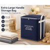 2 Pack Large Non-Woven Fabric Clothes Storage Bag Organizer with