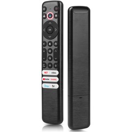 Universal Google TCL Remote Replacement Control Compatible with TCL Google 4K UHD HDR LED QLED QD-Mini LED Full-HD Smart TVs for QM8/QM7/S5/S4/S3/Q7/Q6/Q5 Series, No Pairing Required