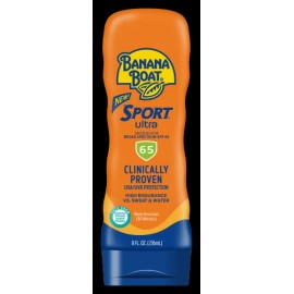 Banana Boat Sport Ultra SPF 65 Sunscreen Lotion, 8oz | 8 Fl Oz (Pack of 1)