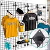 15 Pcs Gridwall Mount Brackets with Screws,Metal Grid Panel Wall