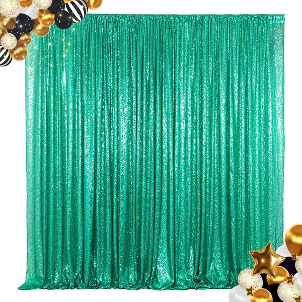 ShiDianYi 8 X 8, Ready to Dispatch,Mint Green Sequin Backdrops