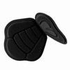 Padded Kayak Seat Cushion with Back Support and Adjustable Straps