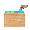 WENKO Bella Bamboo Chopping Board with Juice Groove and 4