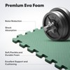 Home Gym Mat, Puzzle Exercise Mat, EVA Interlocking Foam Floor