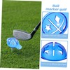 GANAZONO Golf Ball Alignment Marker Golf Training Tool Portable Marking