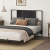 MAHANCRIS Full Size Headboard Only, Metal Headboard with Adapters, Minimalist
