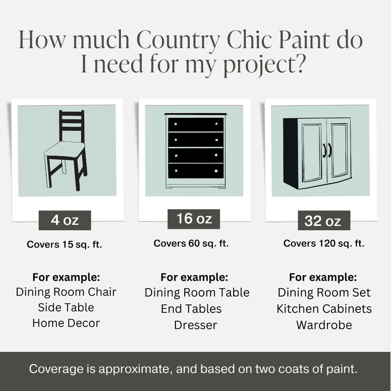 Country Chic All-in-One Chalk Paint for Furniture, Cabinets, Home Decor,