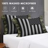 WeCozy Twin Size Comforter Set with Pillowcase, Black Military Camouflage
