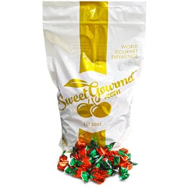 Arcor Strawberry Buds Filled Hard Candy Bon Bons | 4 Pounds