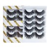JIMIRE High Volume False Eyelashes Fluffy 3D Lashes Pack 5
