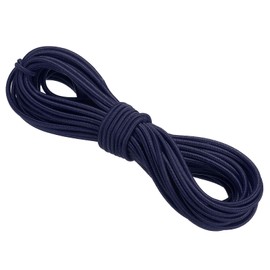 PATIKIL Elastic Cord Heavy Stretch String Rope 3mm 11 Yards(10m) Navy for Crafting DIY Sewing Hook Straps Camping Tie Down Strap