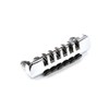 Ogdni 6 Strings Hardtail Saddle Bridge,Chrome-plated String Through Body Fixed