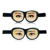 CZAYEFNH 2 Pieces Eye Mask with Eyes Open, Sleep Mask,