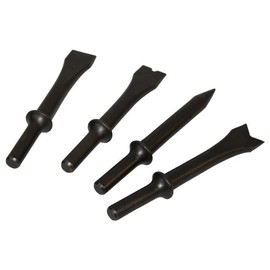 Ingersoll Rand 9501 - Juego de 4 Cinceles para Martillo Neumático de 4", Zanco de 0.401", Acero de Alta Resistencia