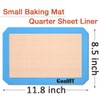 Goalfly Small Silicone Baking Mat Sheet (11.8 x 8.5 IN),