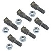 12 Pack 2-7/8"Lx11/16"W with 5/8"-18 Nuts Stump Grinder Teeth Compatible