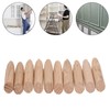 50Pcs Pocket Hole Plug 9.5mm Wooden Dowel Jig Accessory Kit