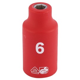 Draper 31494 3/8-Inch Square Drive Metric VDE Socket, 6.0 mm