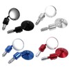 7/8" Hand Bar Rear View Mirrors, Keenso Adjustable 3" Round