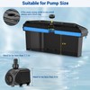 NFESOLAR Pond Filter for Outdoor Ponds, Filter Box with Filter