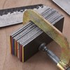 HERMIT TOOLS 6 Pack 4"x2"x0.125" 1095 Steel Flat Stock Bar