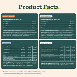 WOOF Pupsicle Mix Sample Pack - Easy-to-Make DIY Pupsicle Refills - Delicious Mix for The Pupsicle Interactive Dog Toy - with Bacon & Cheese, Calming, Balanced Belly, and Dental Mix - 4 Pack Sampler