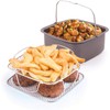 Nuwave 2pc Brio Air Fryer Cooking Accessory Kit, Reversible Rack